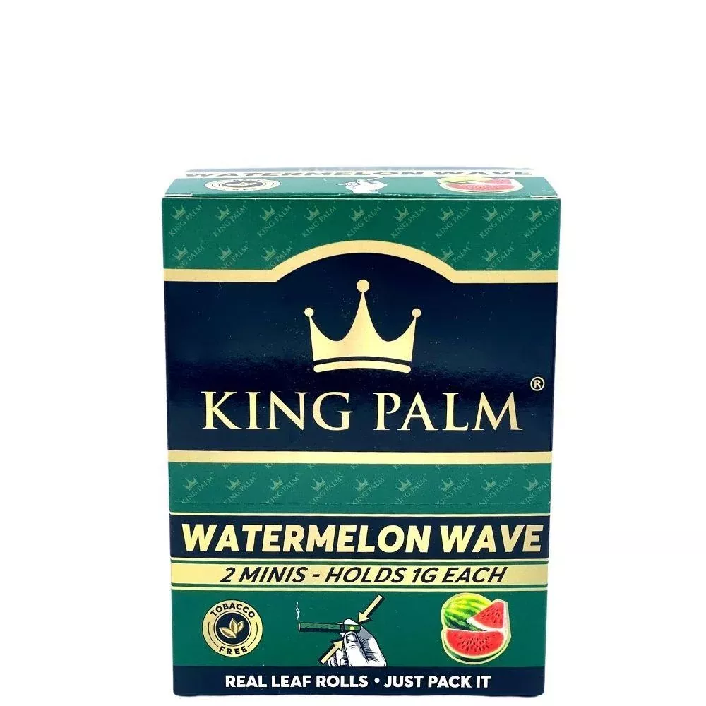 King Palm Watermelon Wave Minis 2-Pack Display Box – 20 Count