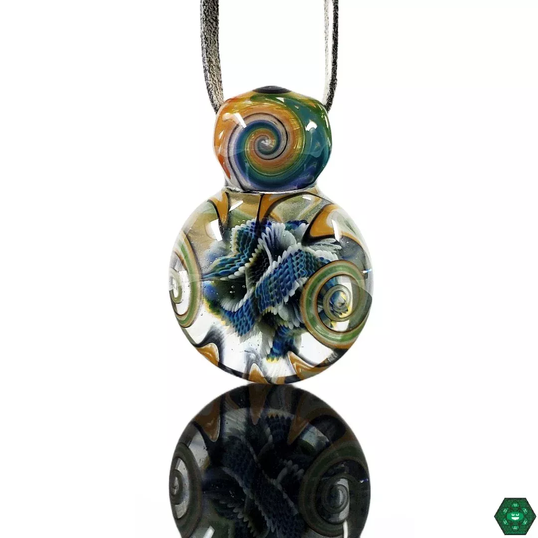 Koichi Yajima Pendant - Unique Handcrafted Glass Pendant for Art Enthusiasts
