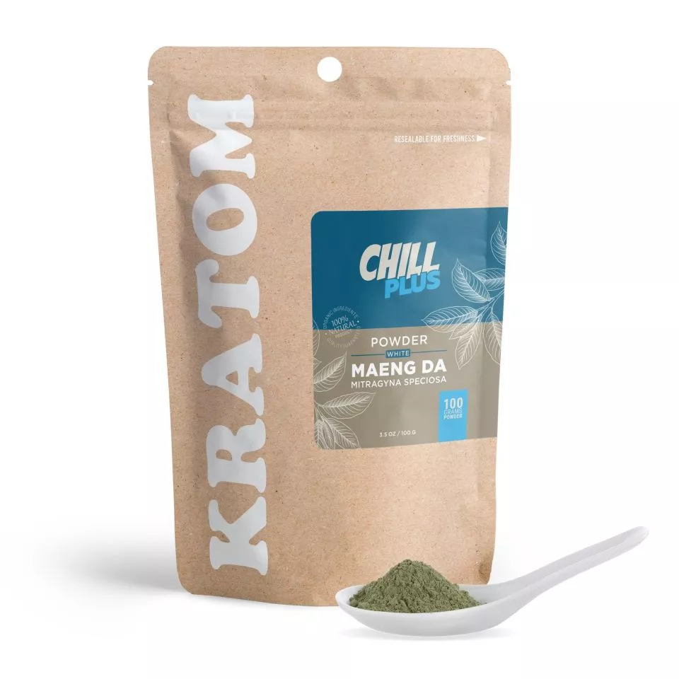 Kratom Nano Powder - 100g - White Maeng Da - Chill Plus