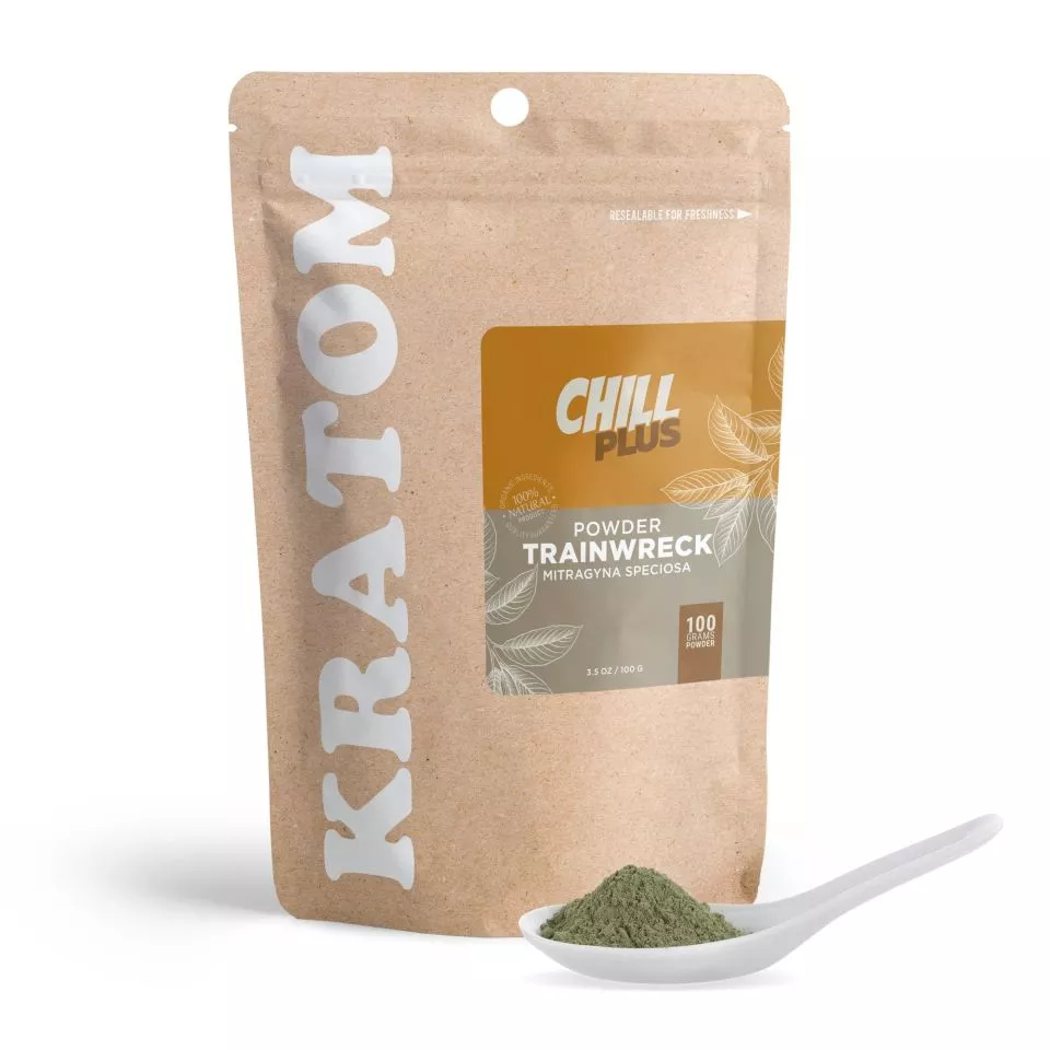 Kratom Powder - 100g - Trainwreck - Chill Plus