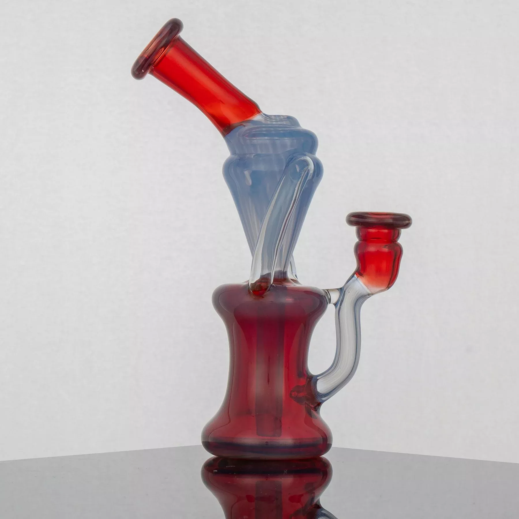 KSR Glass Alchemy Grape Recycler Dab Rig – Premium Incycler Water Pipe for Smooth Hits