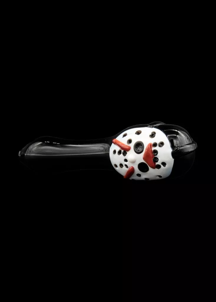 LA Pipes Hockey Mask Horror Hand Pipe