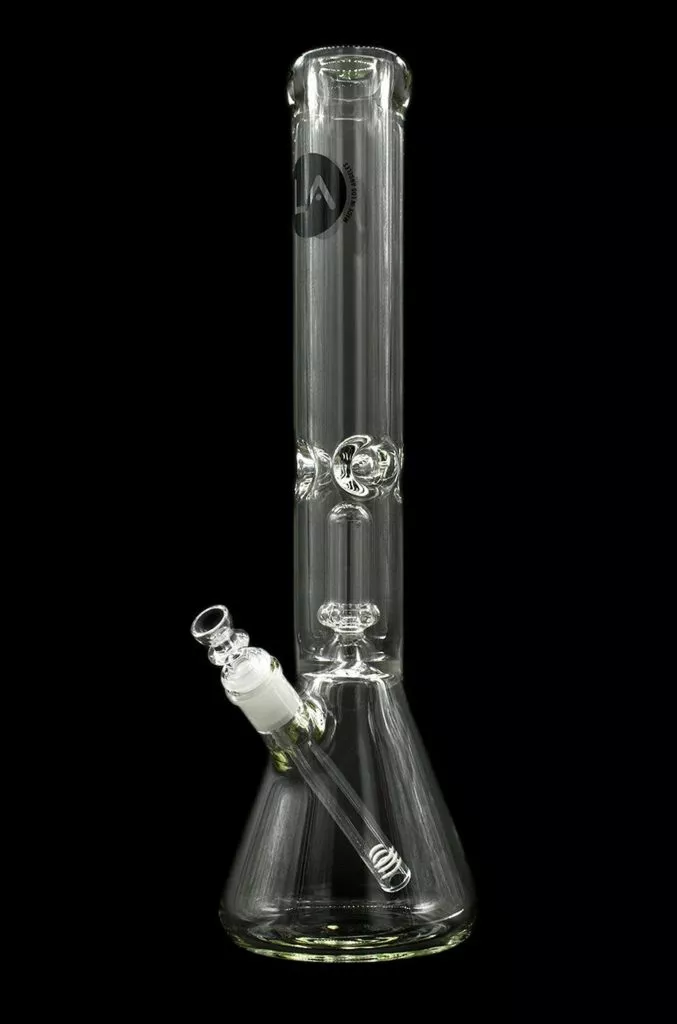 LA Pipes The “King Bong” Ultra Heavy 9mm Showerhead Beaker Bong
