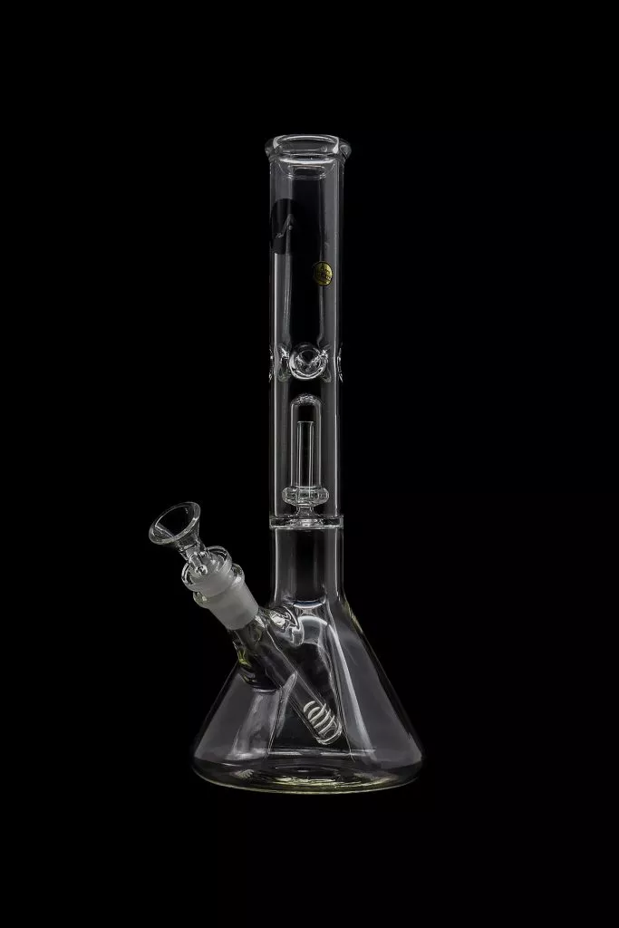 LA Pipes Single or Double Showerhead Perc Beaker Bong