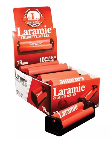 Laramie 79mm Cigarette Roller – 10ct Display Box for 1 1/4 Papers
