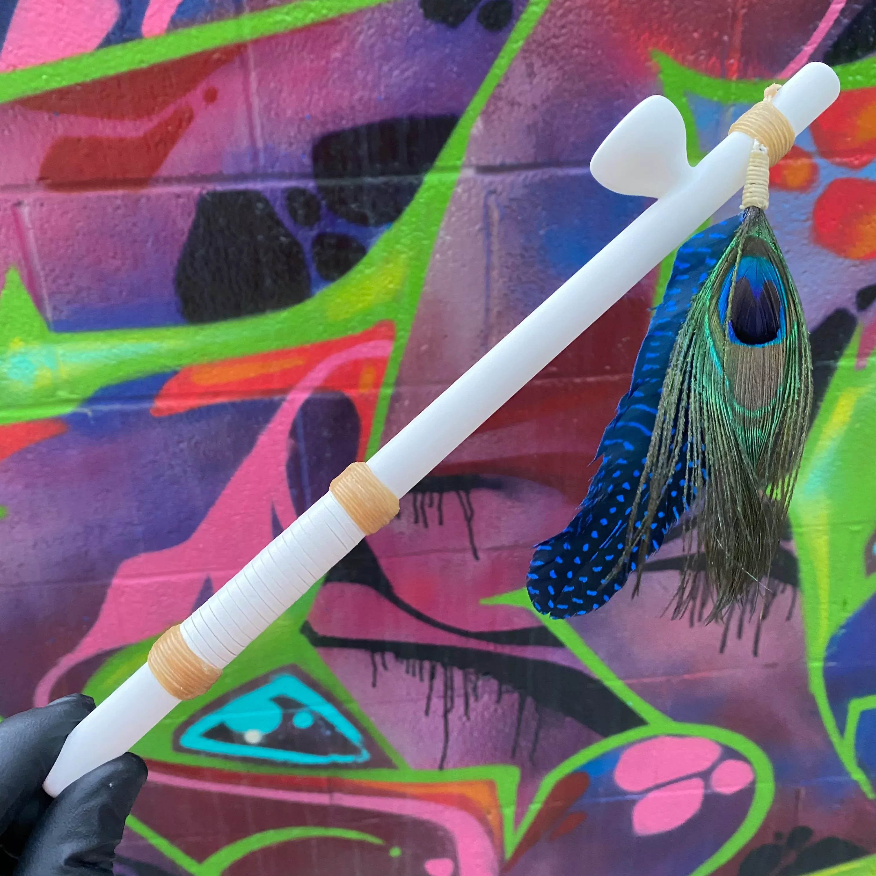 Large Steamroller by Owl's Feather Glass