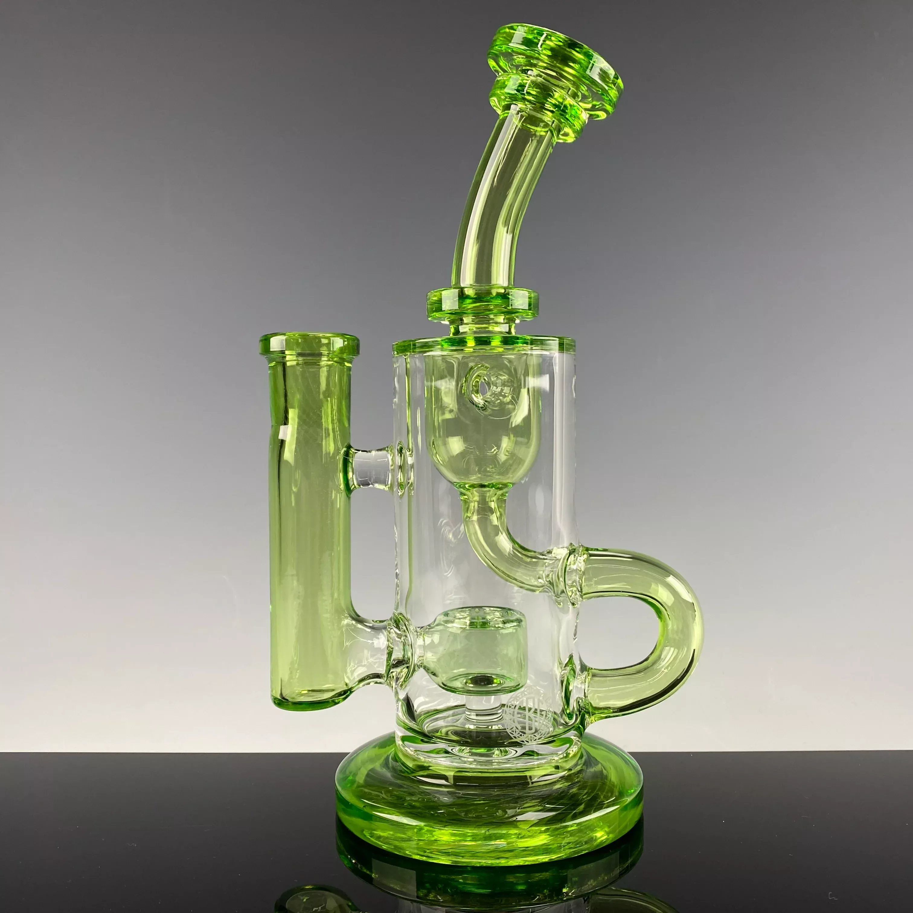 "Limestone" (Single Seed) Klein Incycler by Fatboy Glass