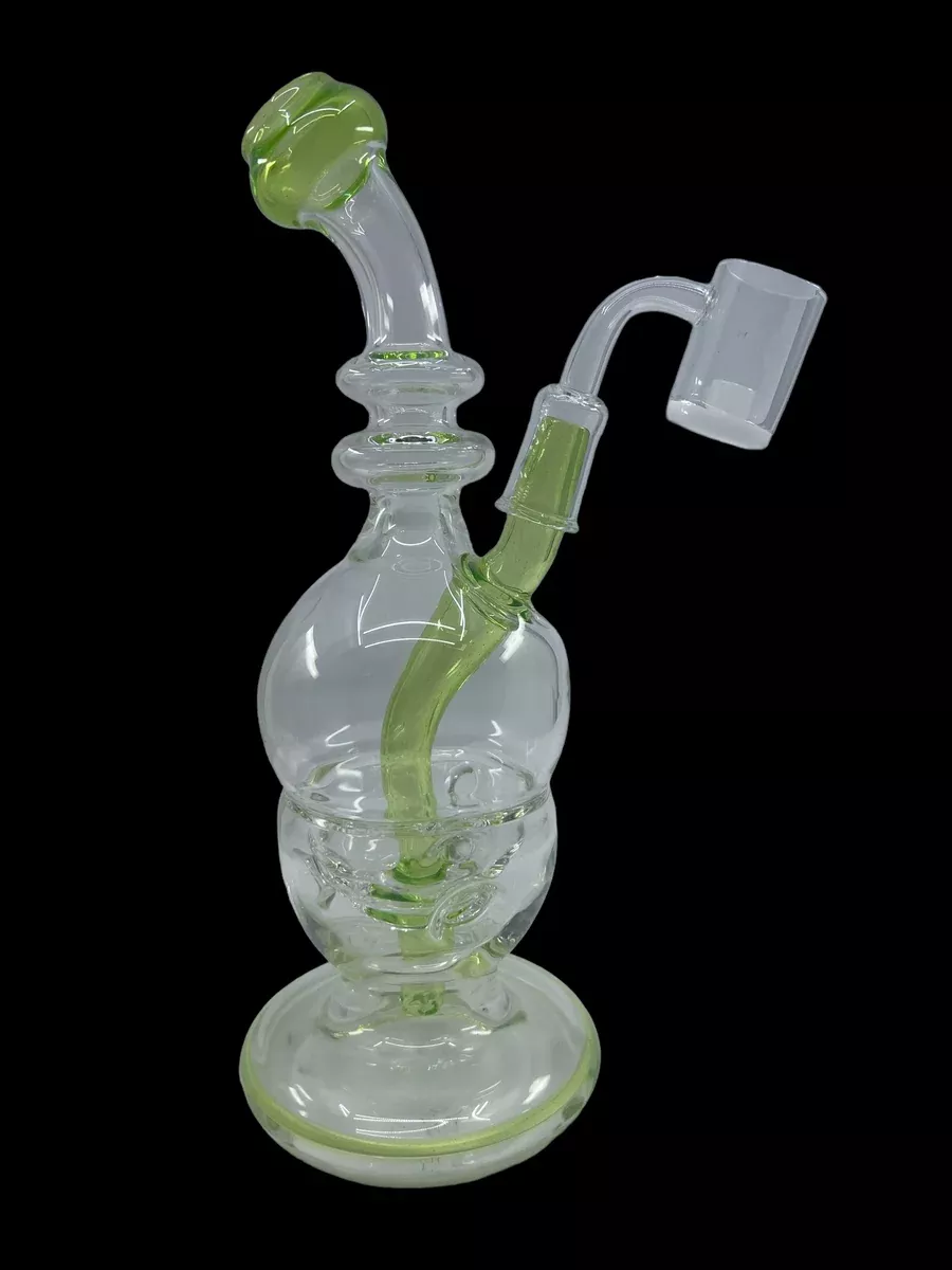 Live Free Glass Fab Egg Dab Rig - 14mm Male Joint - Fab Egg Perc