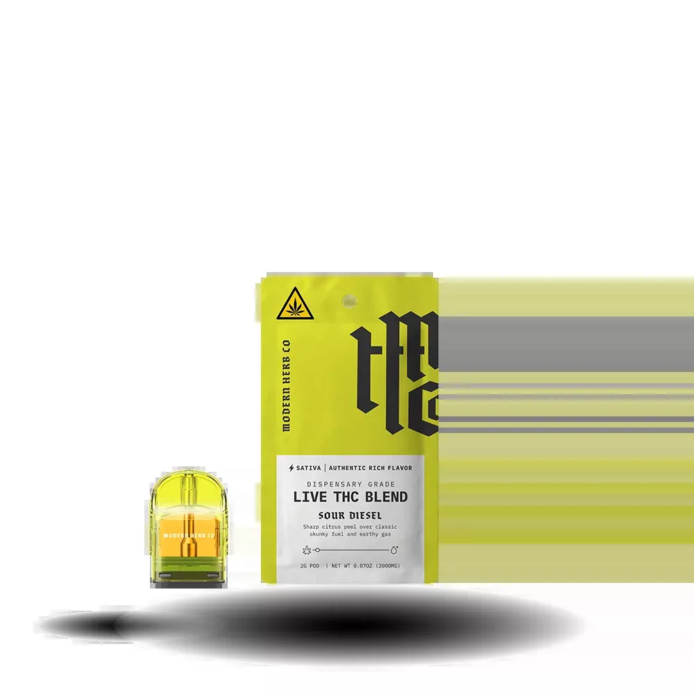 Live THC Pod Refill: Sour Diesel (Sativa) 2g