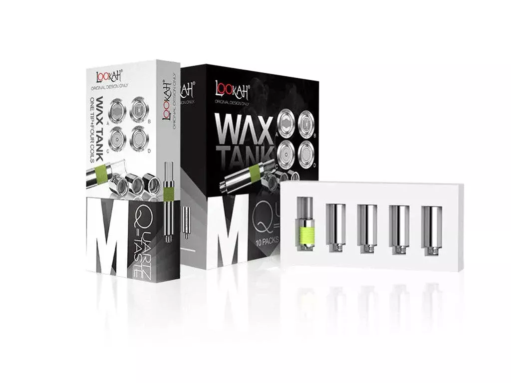Lookah 510 Quartz Wax Tank & Coils – 4 Pack