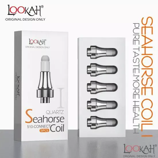 Lookah Seahorse Quartz Coil Type I – 5 Pack