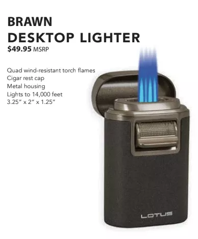 Lotus Brawn Desktop Lighter