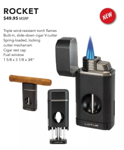 Lotus - Rocket Triple torch w/ v-cutter