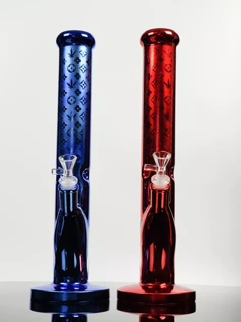 Louis leaf metalic colored straight tubes