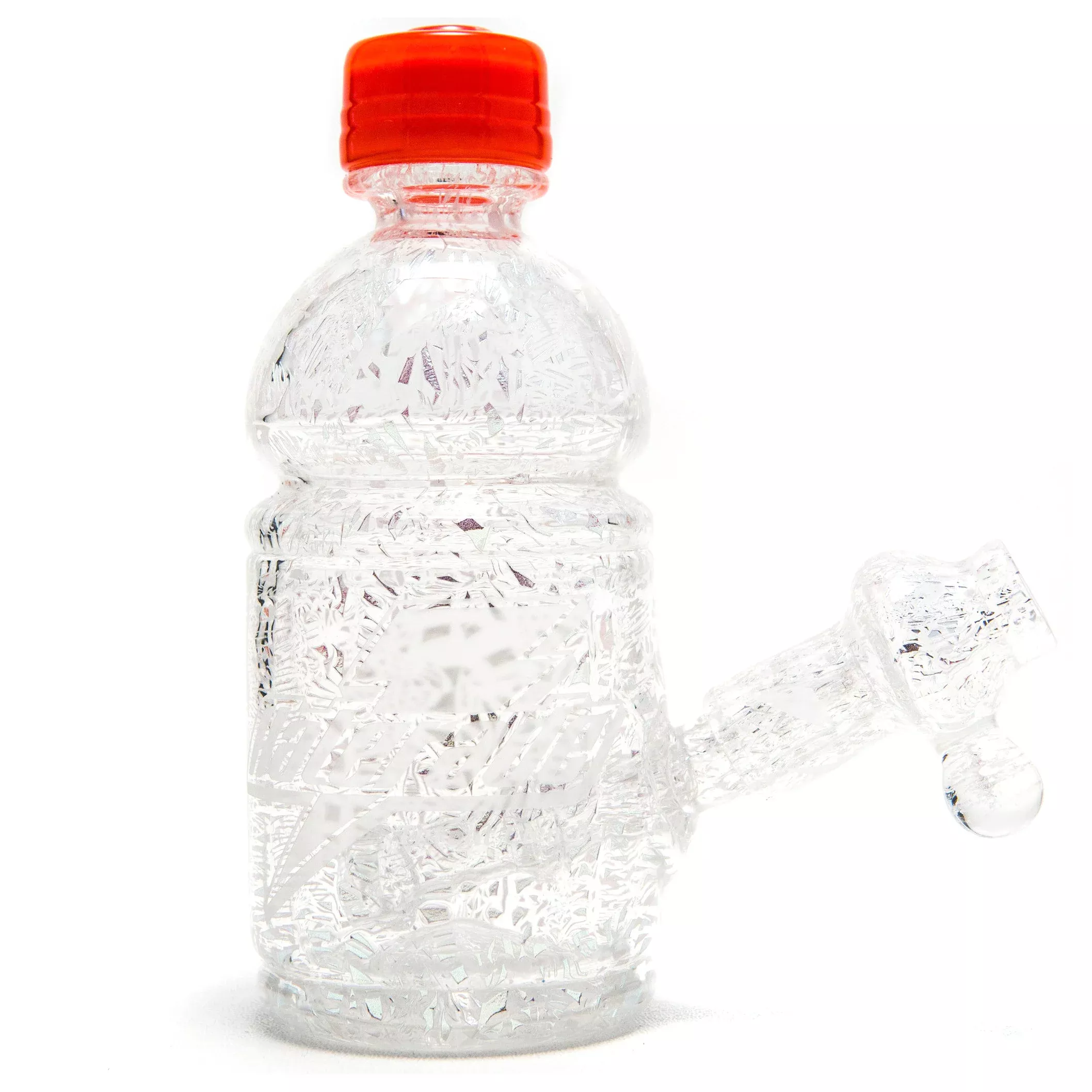Luda X Evol X Dirty Rico - White Dichroic Haterade Bubbler