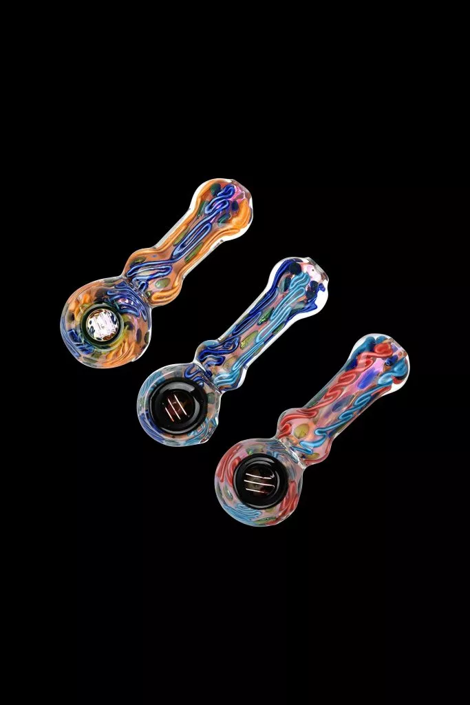 Lustrous Fumed Spoon Pipe