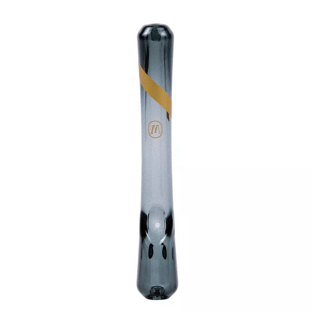 Marley Natural Smoked Glass Steamroller – Gold Stripe Series