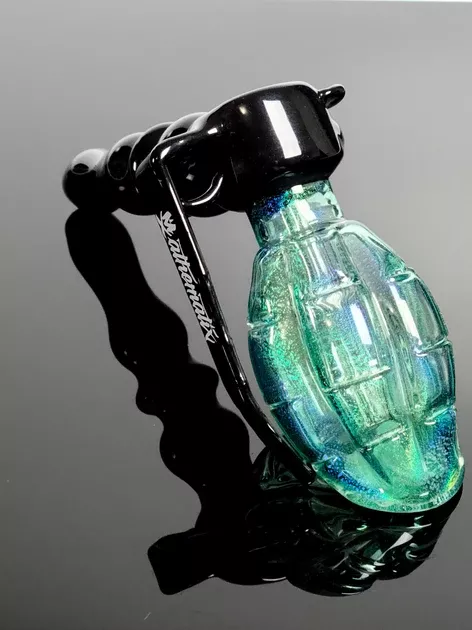 Mathematix 10'' long grenade bubbler