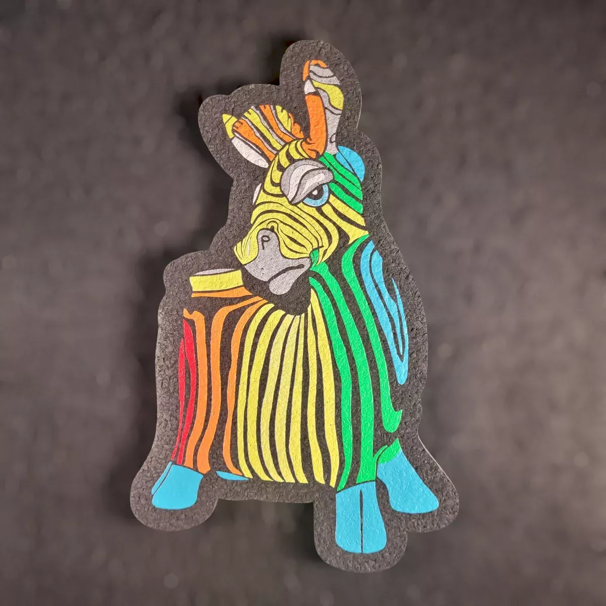 Matt Robertson - Rainbow Zebra Moodmat