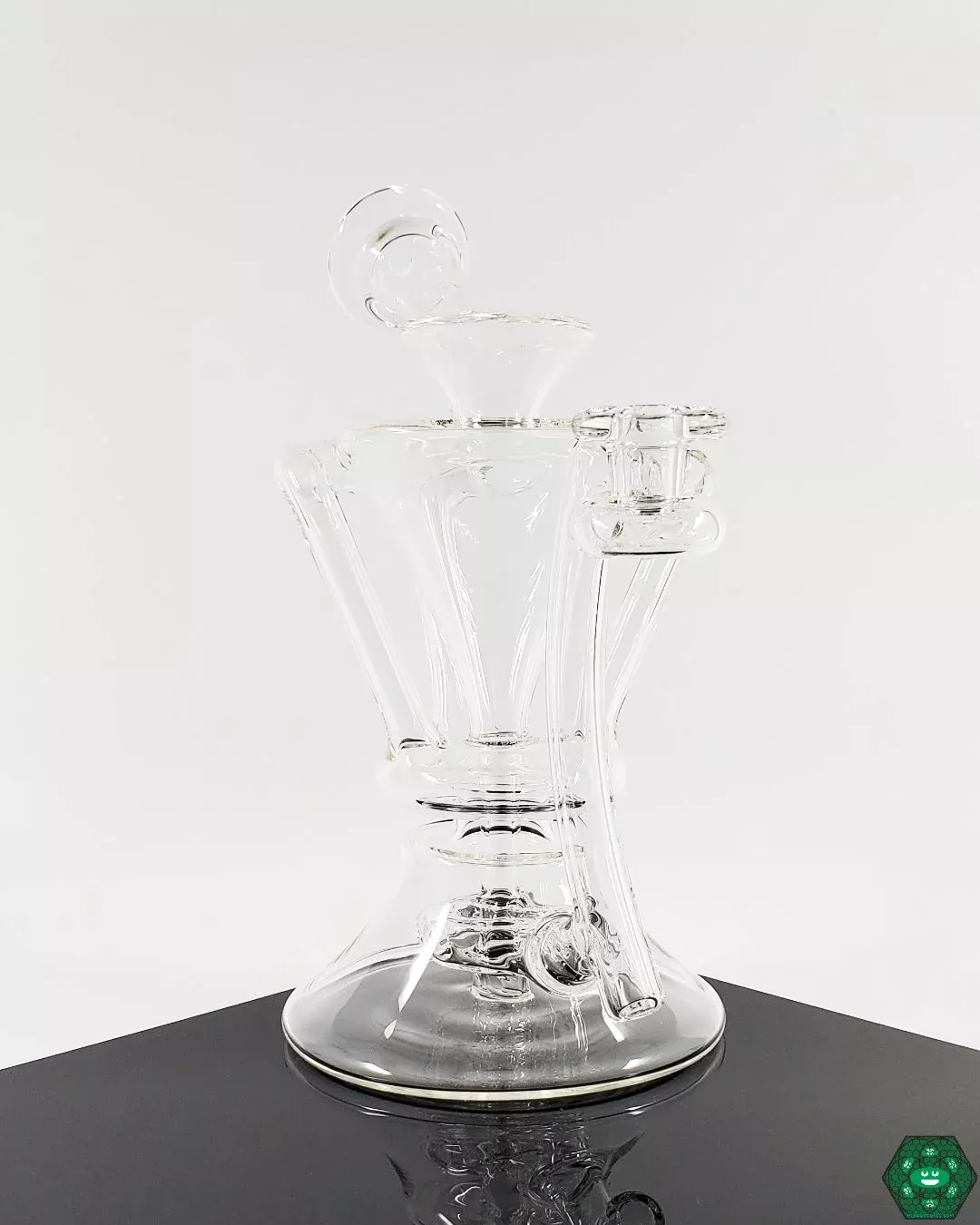 McGrew Glass Clear Internal Recycler #5 - Premium Glass Recycler for Superior Filtration