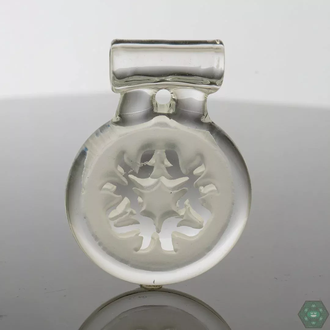 Mesonja Glass Clear Sandblasted Pendants - Elegant Art Pieces