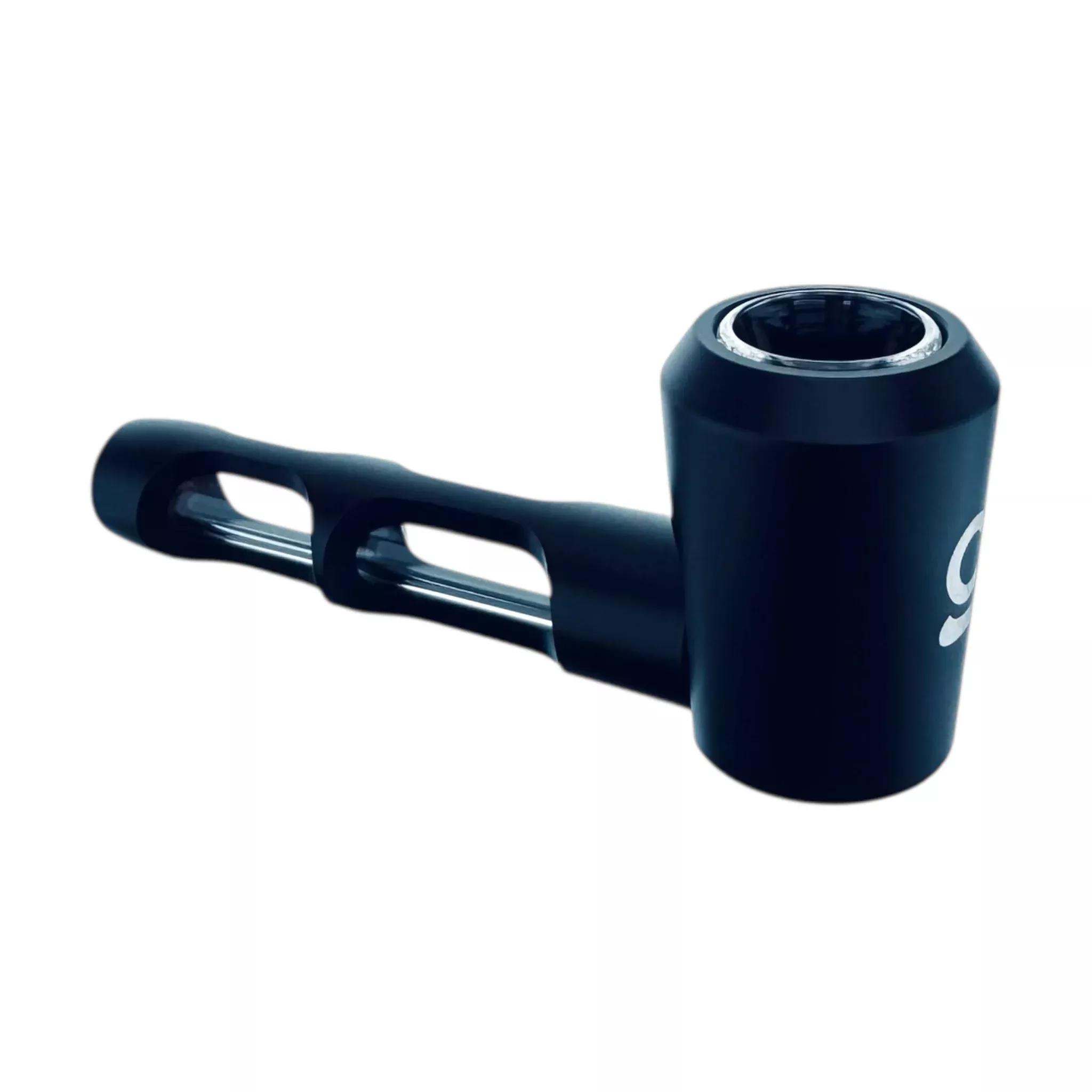 Metal Hammer And Glass Hybrid Pipe By Onorok - Black