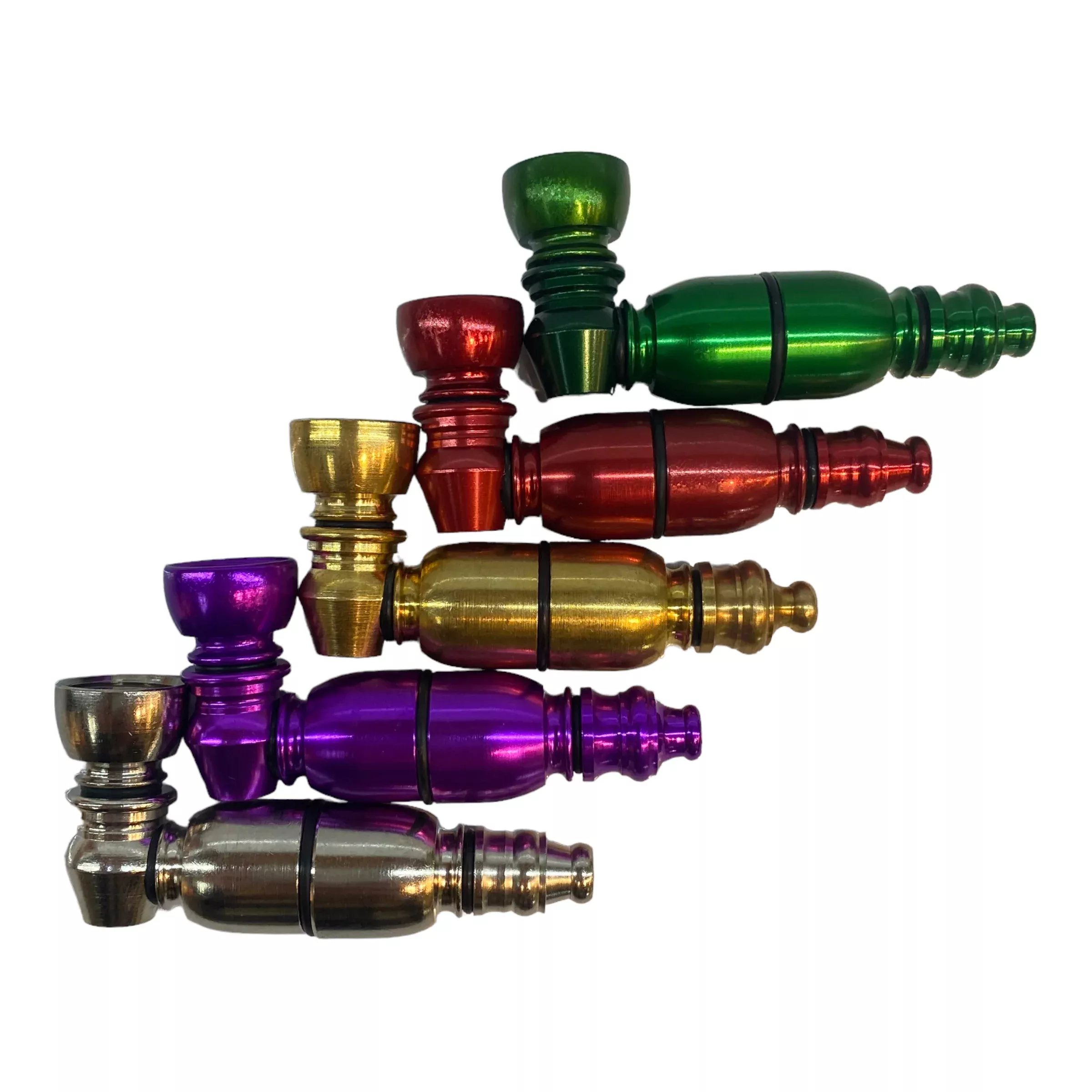 Metal Hand Pipes Anodized Aluminum Large Chamber Hand Pipe