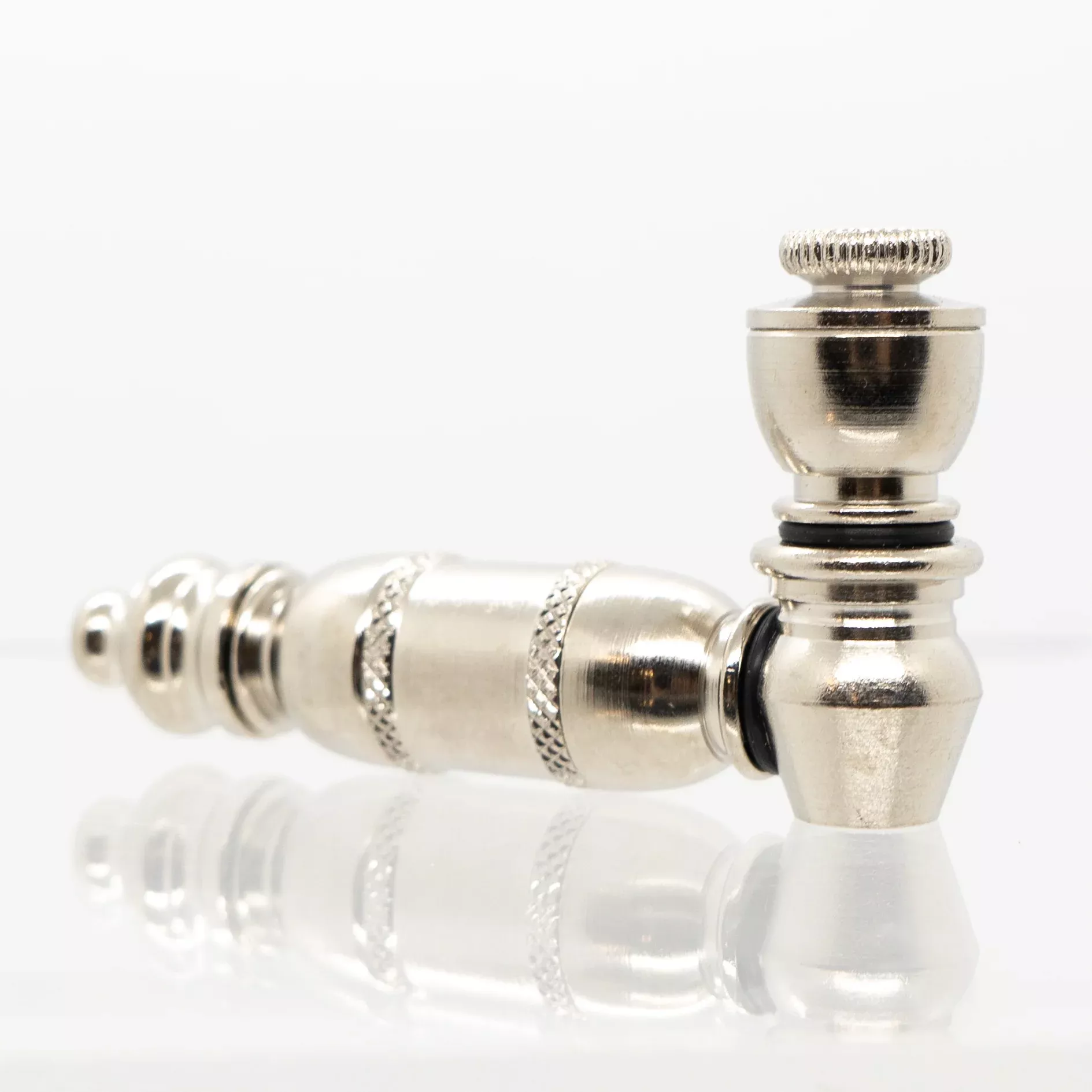 Metal Pipe - Mini - Double Chamber - Nickel