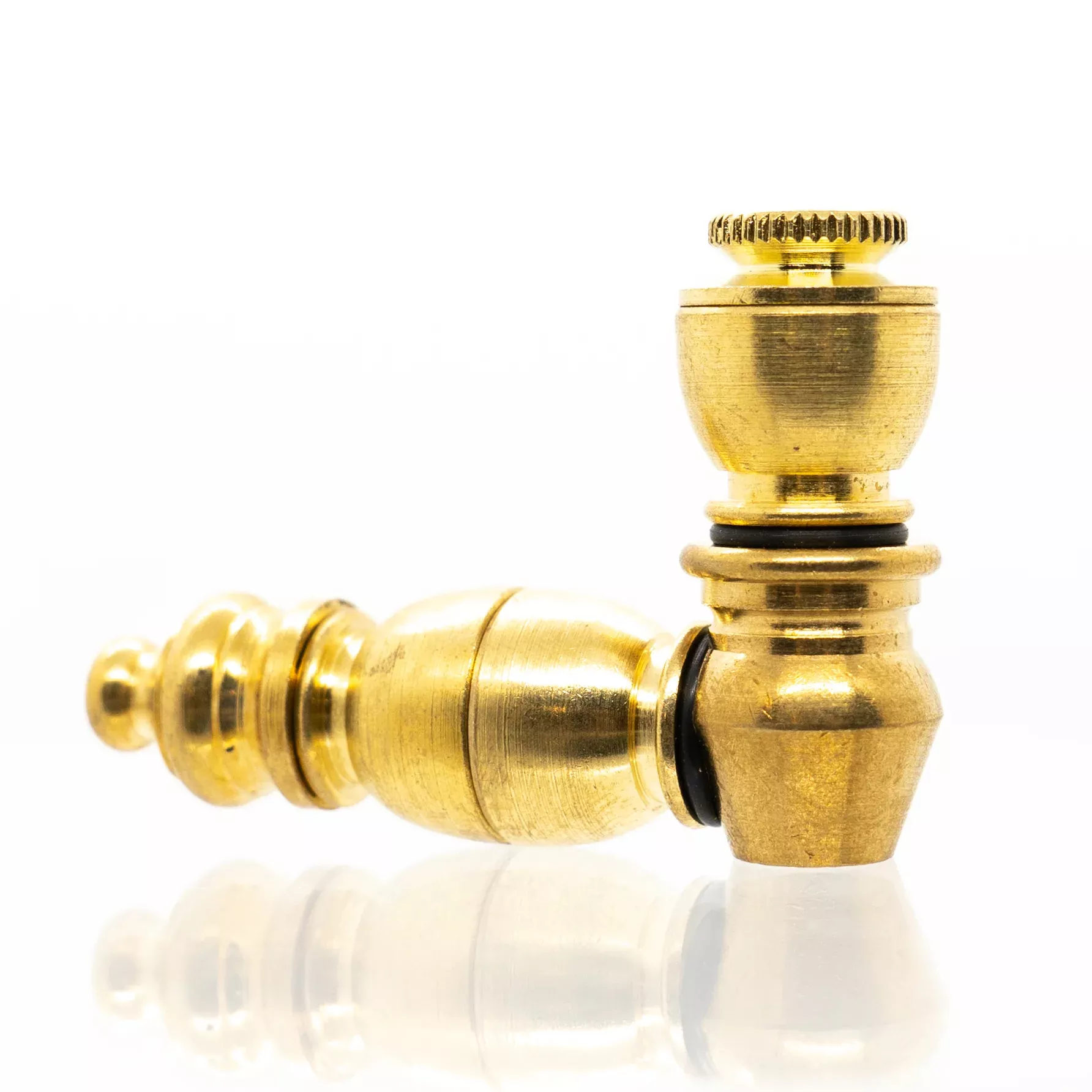 Metal Pipe - Mini - Single Chamber - Brass