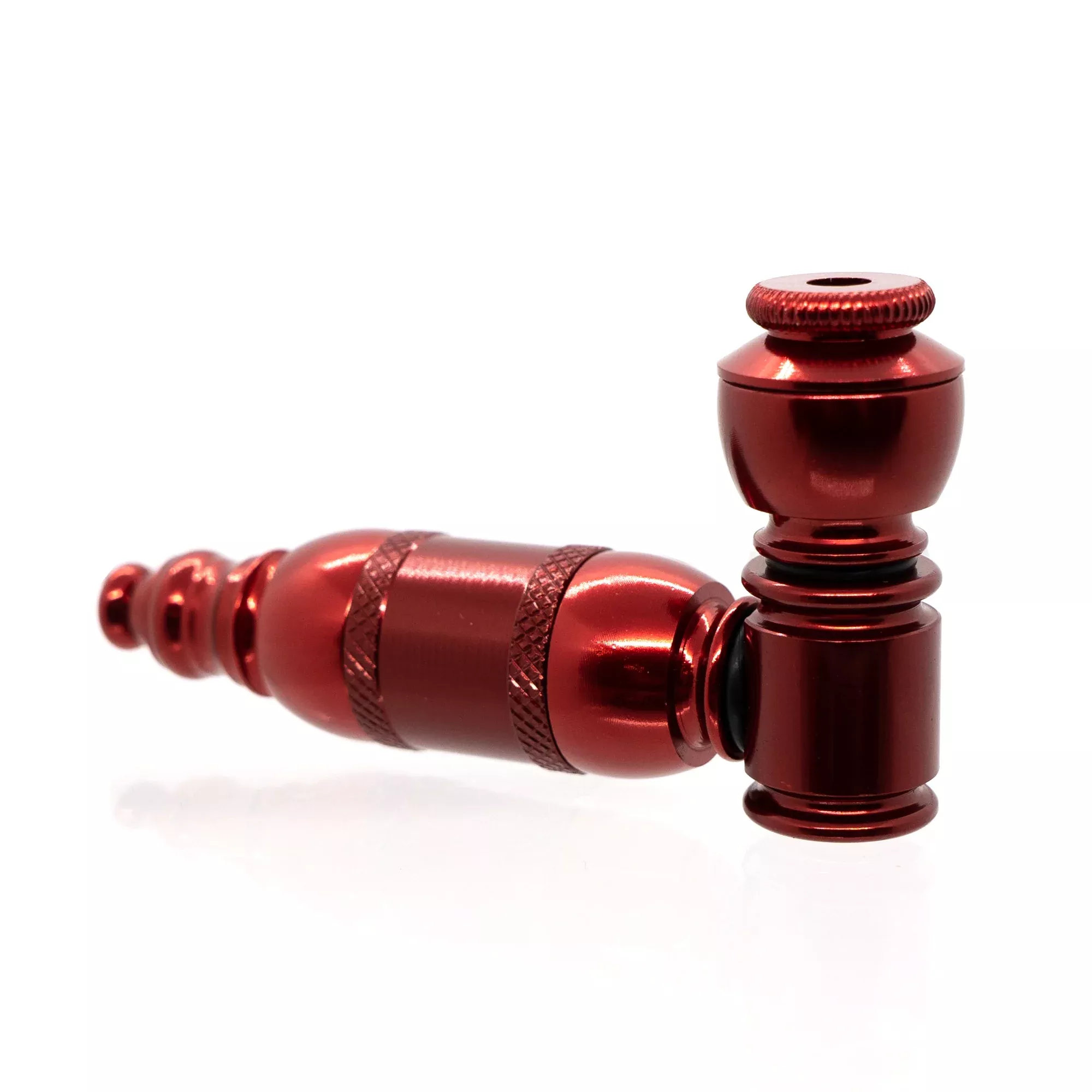 Metal Pipe - Standard - Double Chamber - Red