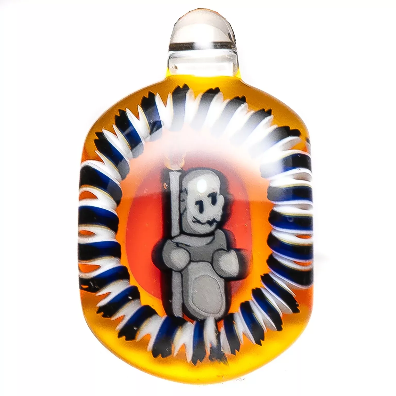 Micro - Tablet Pendant - Tanookie Statue
