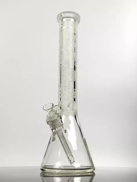 MilkyWay 15'' frosted etched beaker