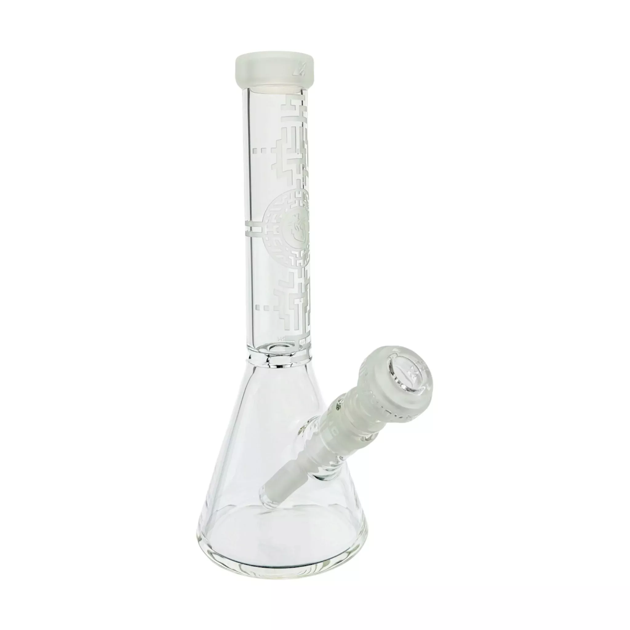 Milkyway Glass - 10.5 Inch Bio-Encryption Beaker Base Bong Clear
