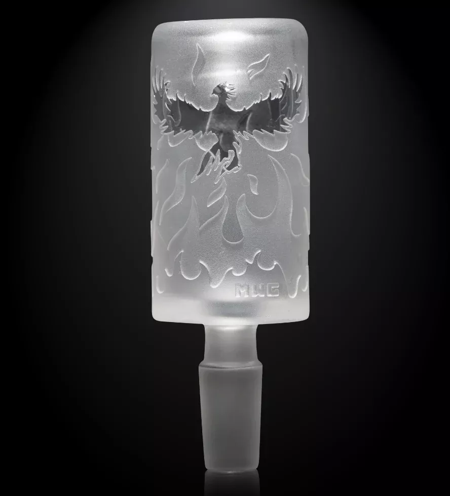 Milkyway Glass Phoenix Inferno Long Bowl – Blazing Artistry and Functionality