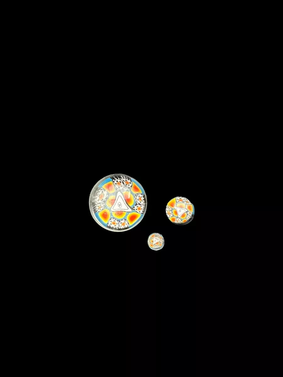 Millennium Glass Dotted Illuminati 3-Piece Slurper Set | Premium Dabbing Accessory for Enhanced Vaporization