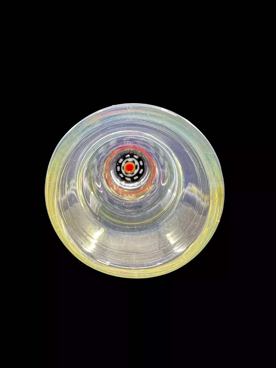 Millennium Glass Fumed Shot Glass with Millie #3 | Elegant Barware with Artistic Design