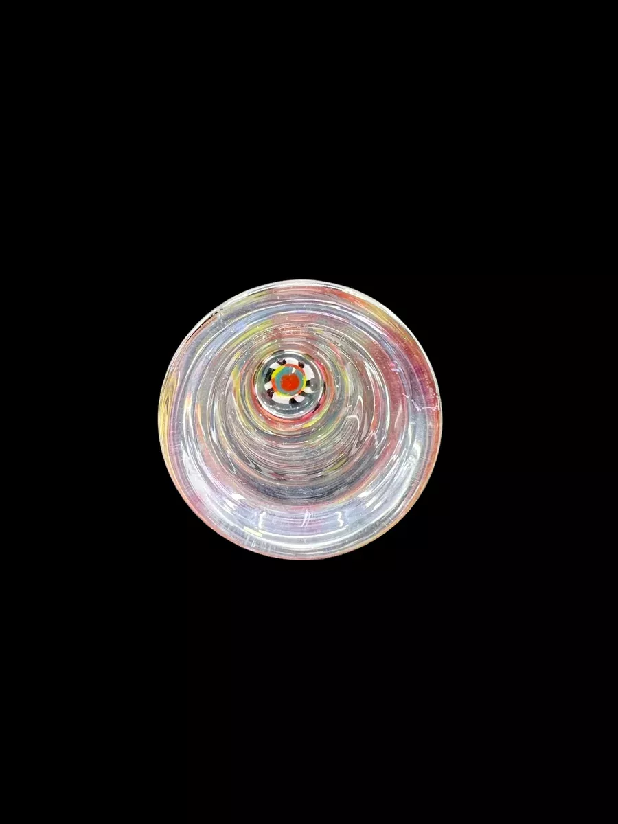 Millennium Glass Fumed Shot Glass with Millie #5 | Unique and Elegant Handcrafted Design