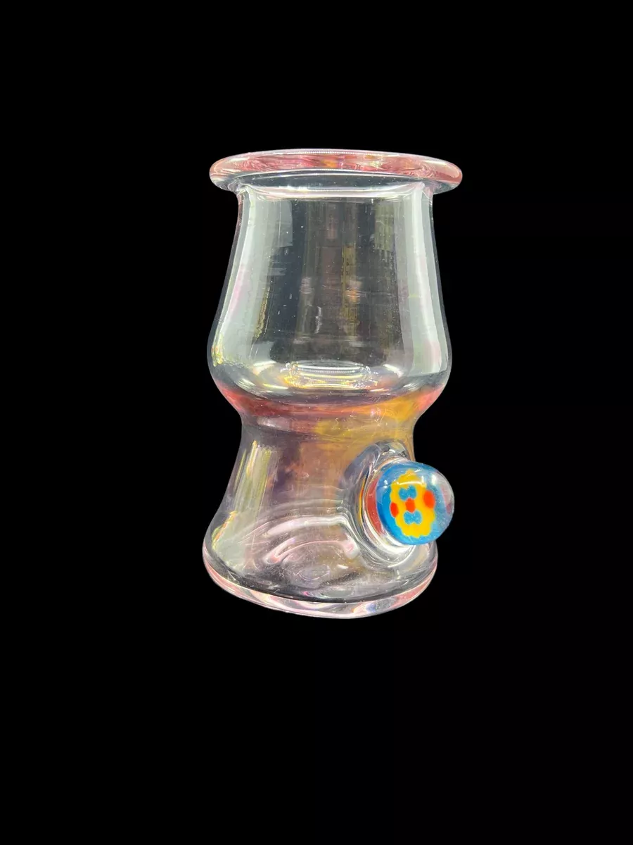 Millennium Glass Gold-Fumed Cup with Millie | Decorative and Functional Glassware