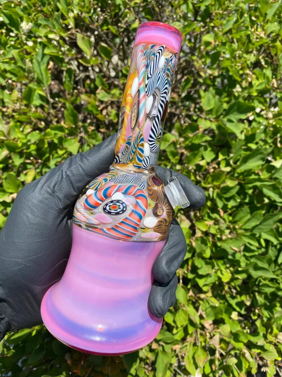 Millennium Glass Mini Tube with Karmaline Carb Cap – Compact and Stylish Dab Rig Accessory