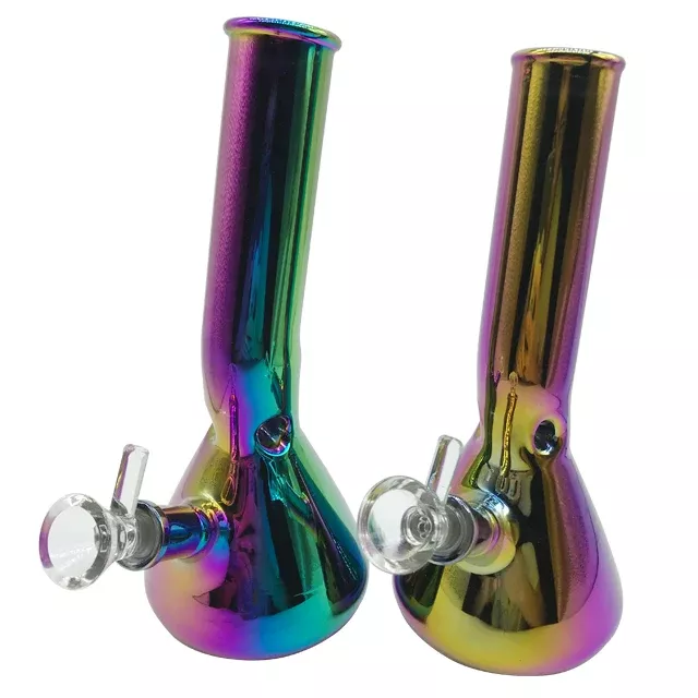Mini Beaker Dab Rig with Bent Mouthpiece Bent Neck Beaker Bong