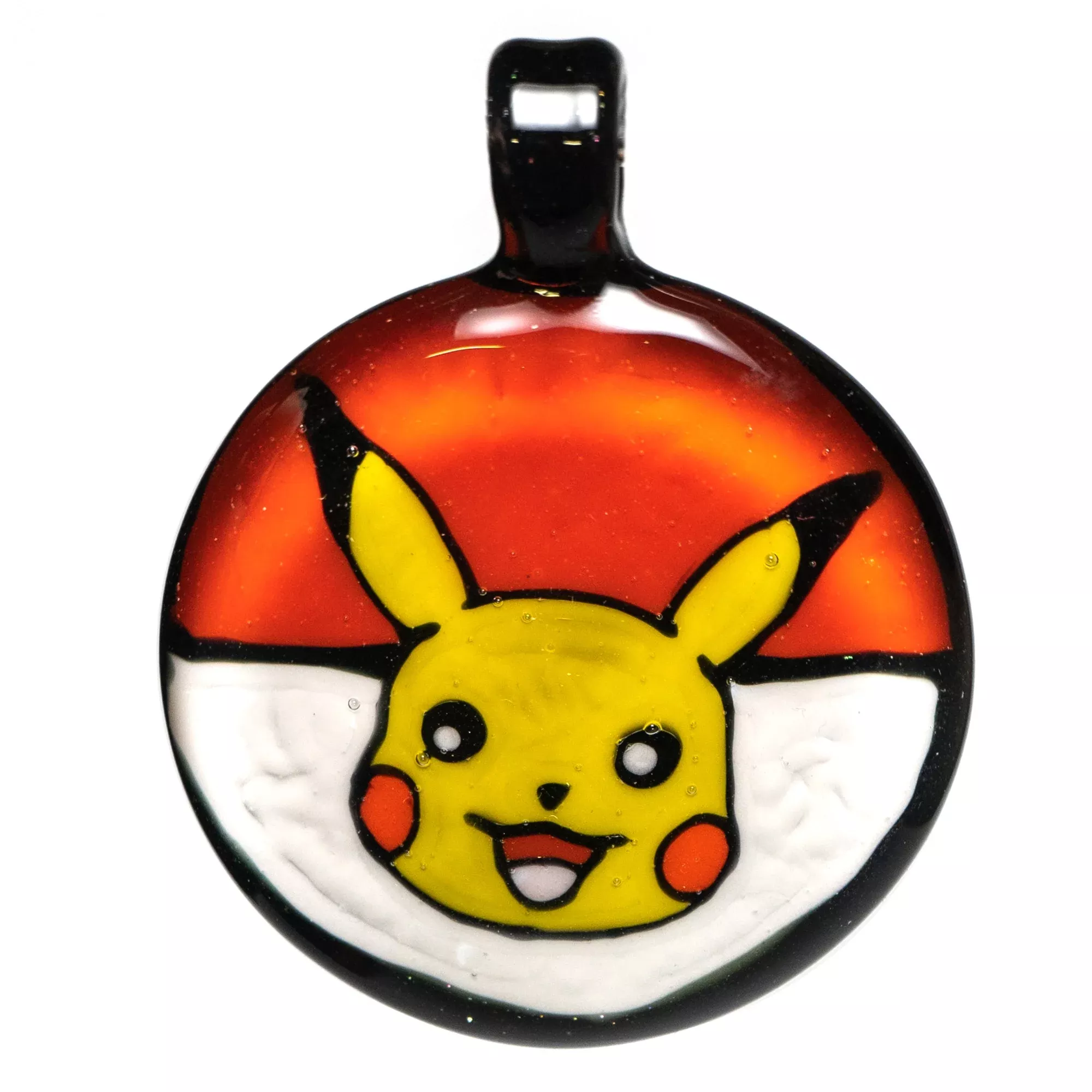 Miyaki - Pikachu over Pokeball Pendant