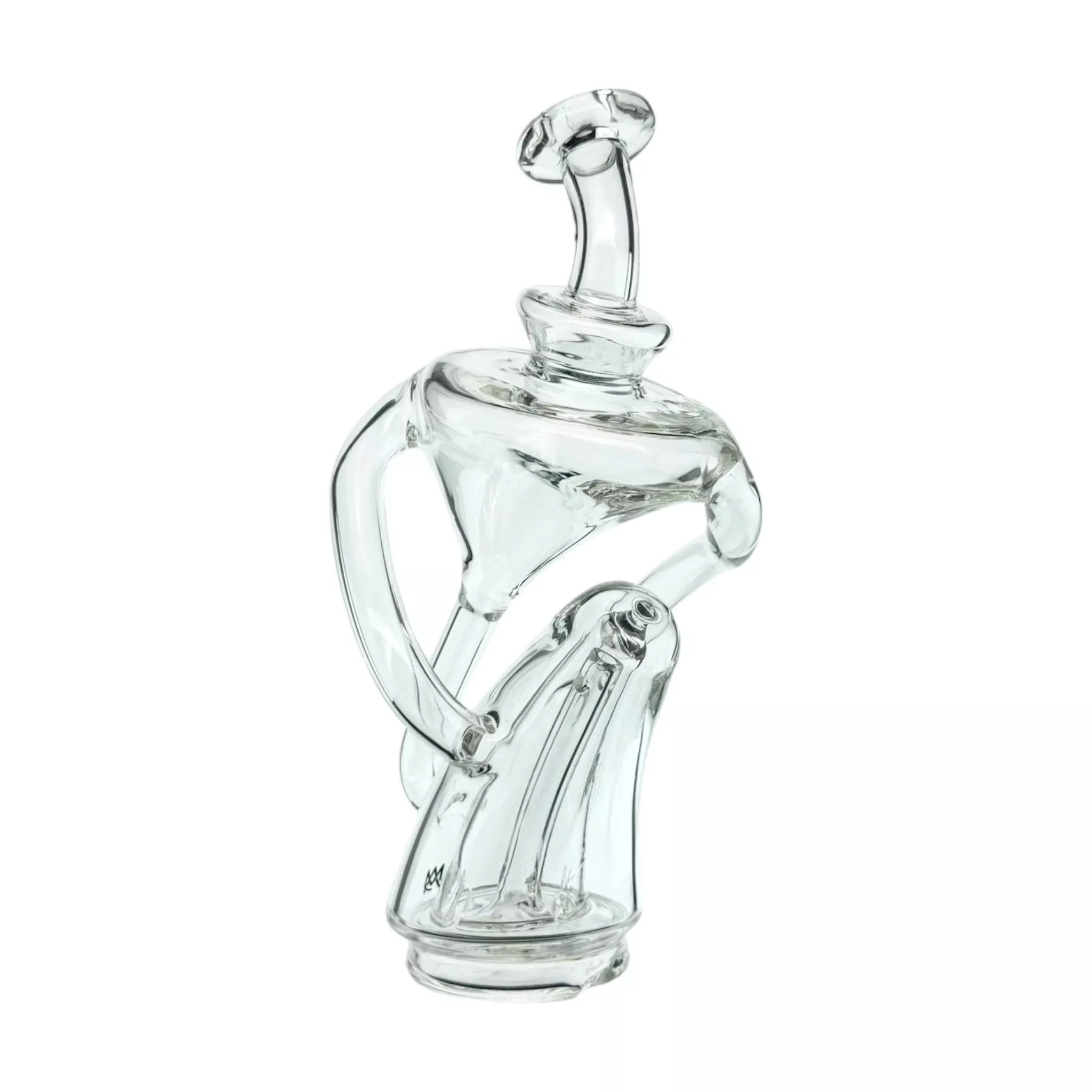 MJ Arsenal Dual Uptake Glass Recycler Water Attachment For Puffco Peak And Peak Pro
