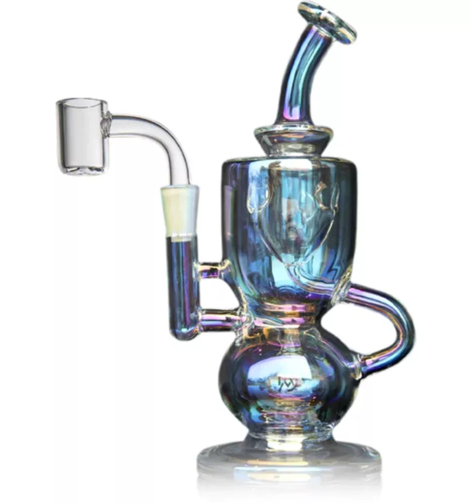 MJ Arsenal Titan Mini Rig - Iridescent Design for Premium Concentrate Rigs