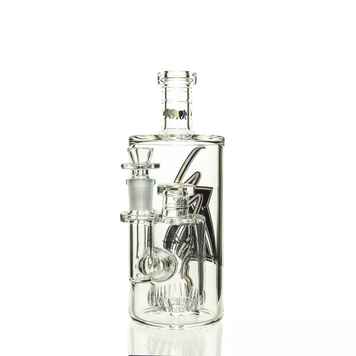 Moltn Glass - 6" 80mm Signature Bottle - Gold