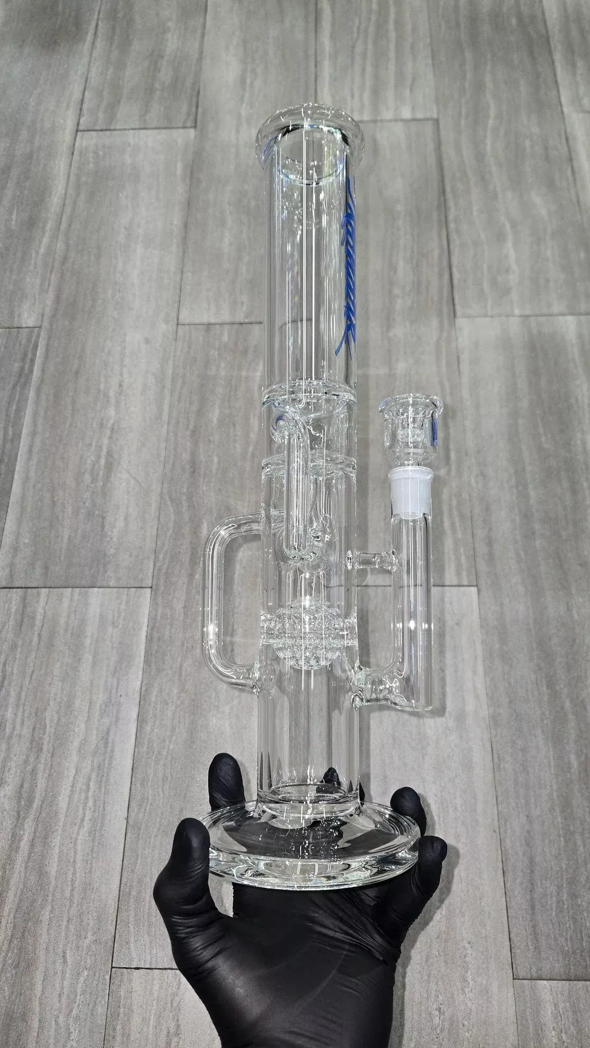 Monark Glass - 15" 50mm Ball Perc Recycler
