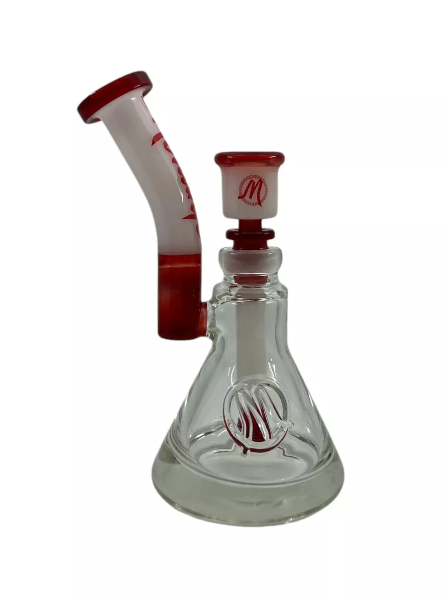 Monark Glass 7" Heavyweight Bubbler – Compact and Reliable Design