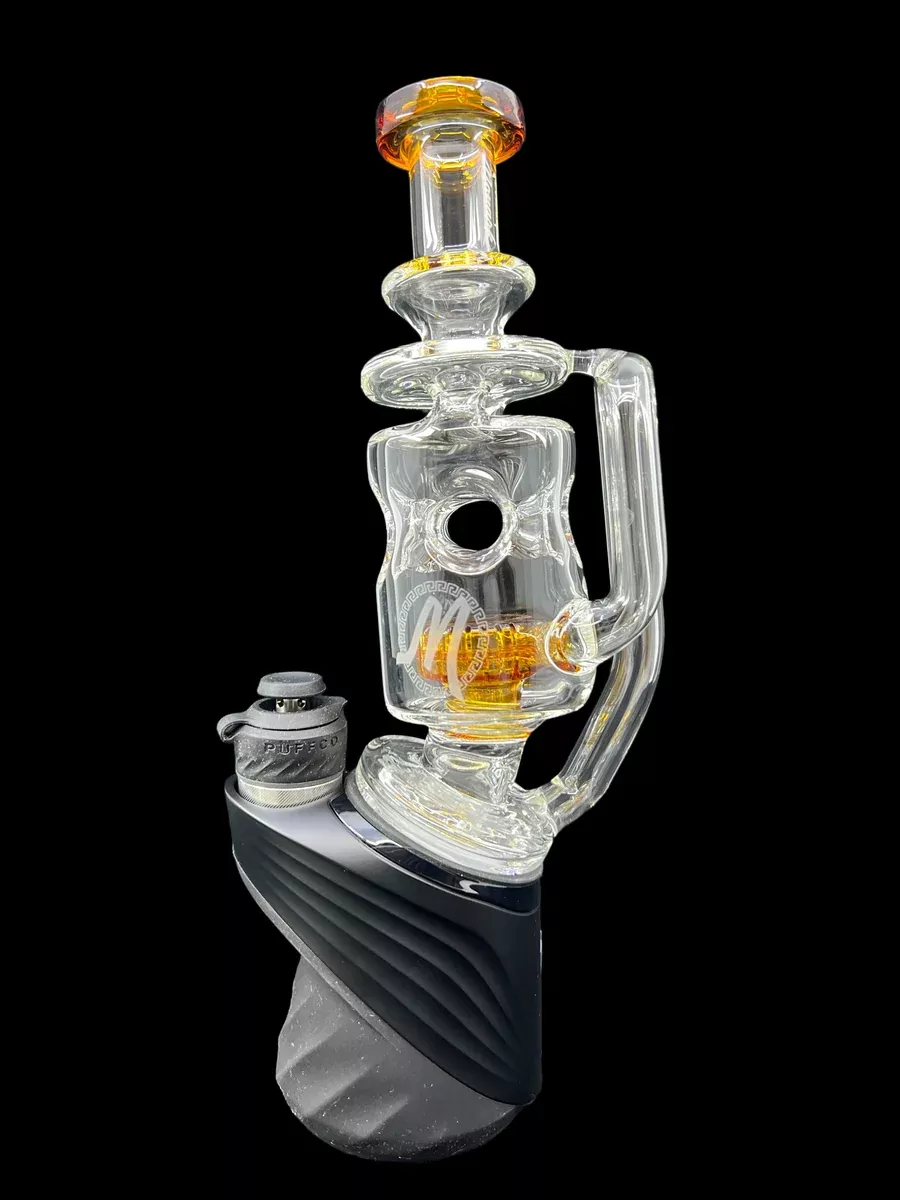 Monark Glass Showerhead Recycler Attachment – Enhanced Filtration for Puffco Peak