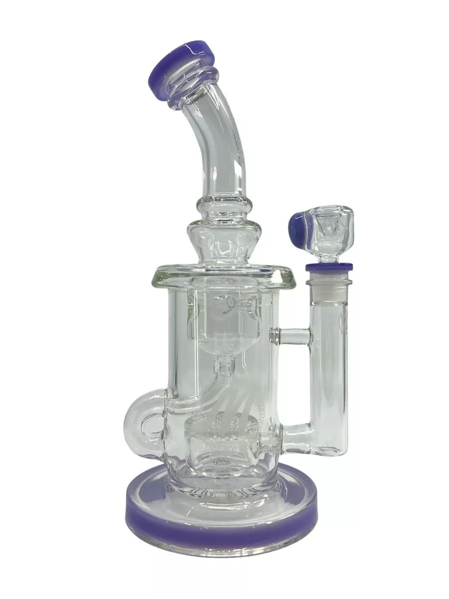 Monark Glass Super Heavy Incycler with Disc Percolator Dab Rig – Assorted Colors