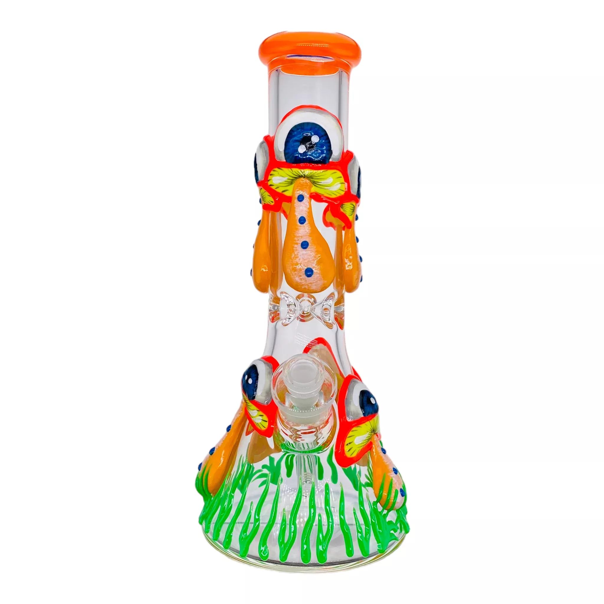 Monster Bongs - 12 Inch Trippy Magical Mushroom Beaker Bong