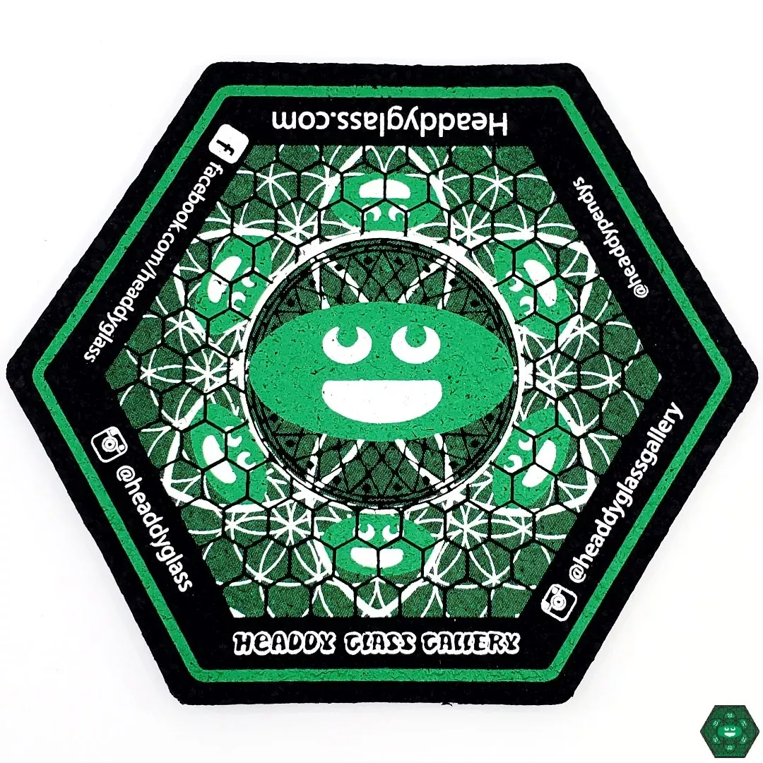 Mood Mat -Large Headdy Hexagon